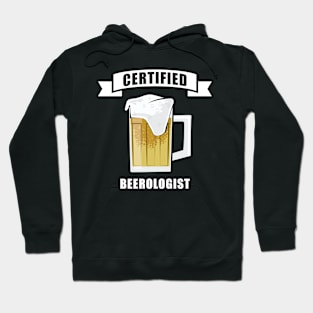 Certified Beerologist - Funny Beer Design Hoodie